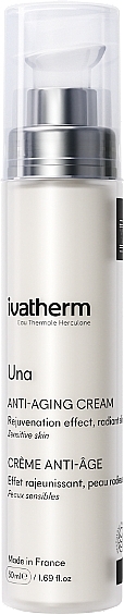 Антивіковий крем для чутливої шкіри обличчя - Ivatherm Una Anti-aging Cream