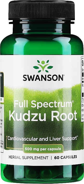 Пищевая добавка "Кудзу корень", 500 мг - Swanson Kudzu Root 500 mg — фото N1