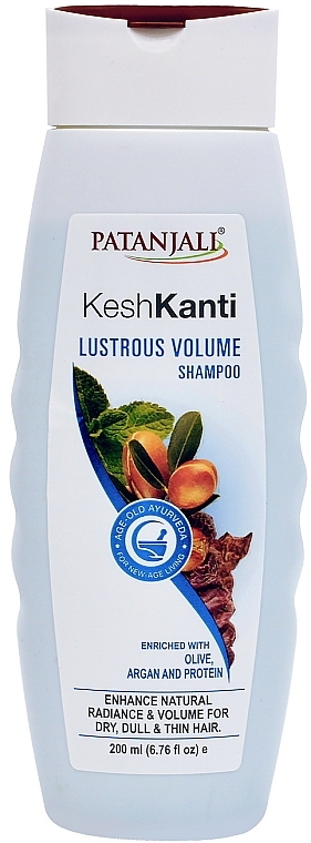 Шампунь для волосся "Блискучий об'єм" - Patanjali Kesh Kanti Lustrous Volume Shampoo — фото N1