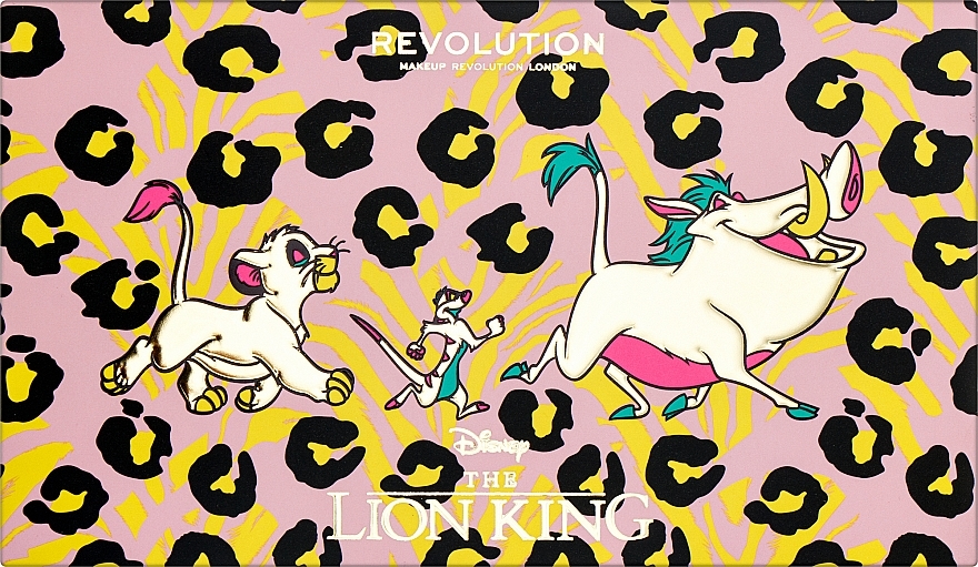 Палетка тіней для повік - Makeup Revolution Disney The Lion King Hakuna Matata Shadow Palette — фото N2