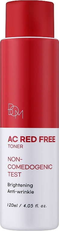 Тонер для обличчя з колоїдною сіркою та ніацинамідом - Beauty Of Majesty AC Red Free Toner — фото N1