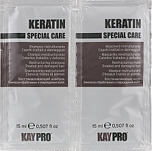 Парфумерія, косметика Набір - KayPro Special Care Keratin (shmp/15ml + h/mask/15ml)