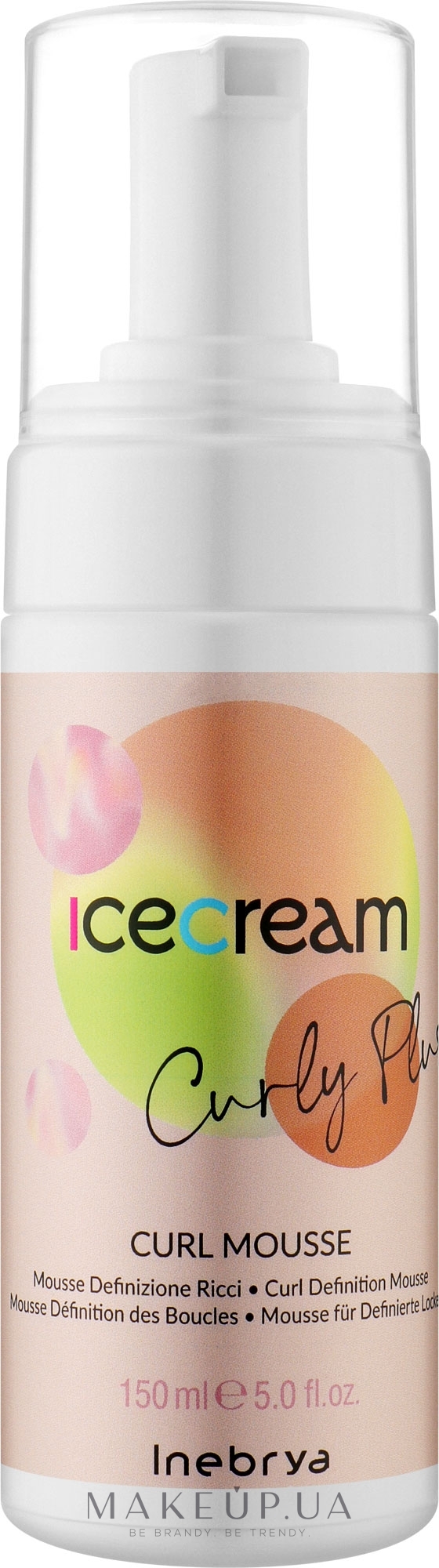Мусс для укладки вьющихся волос - Inebrya Ice Cream Pro-Volume Mousse Conditioner — фото 150ml