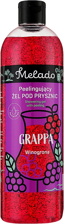 Гель для душа со скрабом "Граппа" - Natigo Melado Shower Gel Grape — фото N1