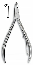 Духи, Парфюмерия, косметика Кусачки для кутикулы 0608.10.5, 5 мм - Kiepe Cuticle Nipper Flat Spring