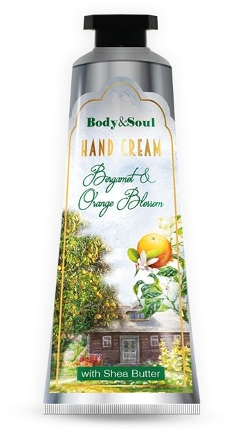 Крем для рук "Бергамот и Флердоранж" - Body&Soul Bergamot and Orange Blossom Hand Cream