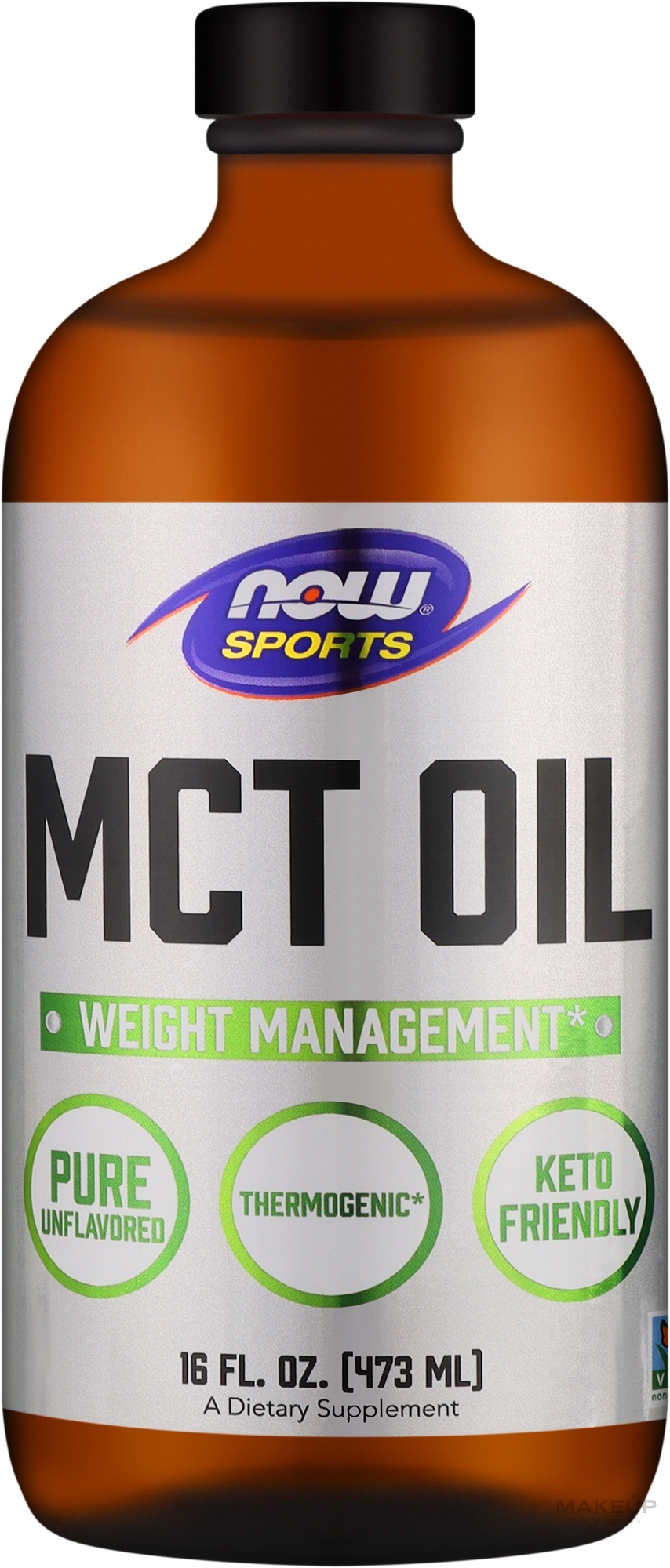 Олія МСТ, рідка - Now Foods Sports MCT Oil — фото 473ml