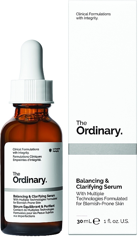 Балансирующая и осветляющая сыворотка для лица - The Ordinary Balancing & Clarifying Serum  — фото N1