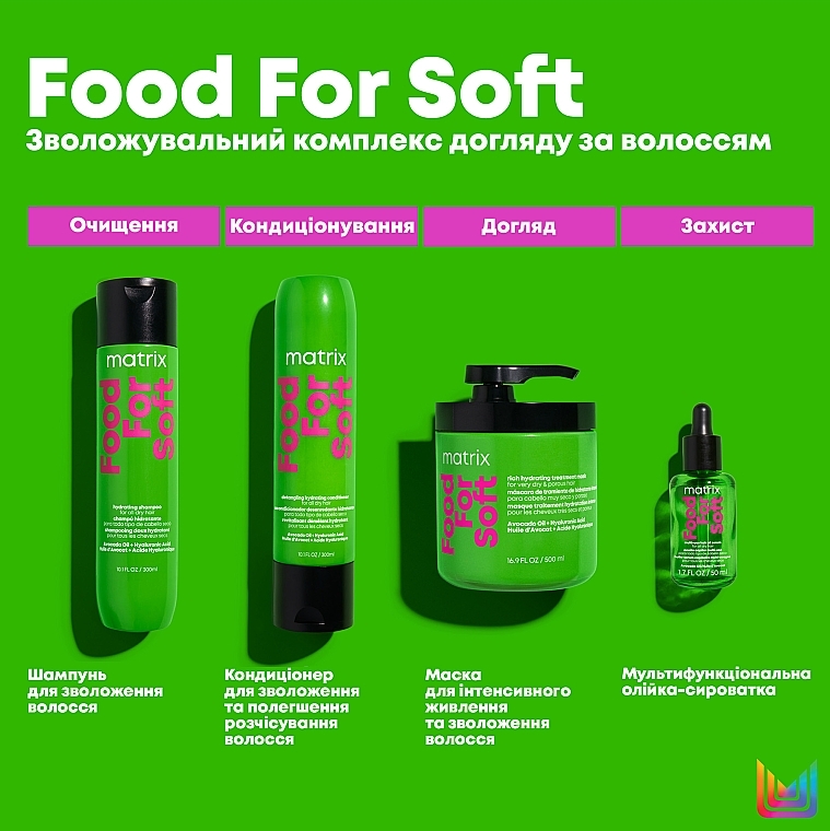 Кондиционер для увлажнения и облегчения расчесывания волос - Matrix Food For Soft Detangling Hydrating Conditioner — фото N5