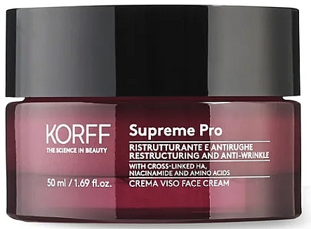 Крем для нормальної шкіри обличчя проти зморщок - Korff Supreme Pro Face Cream — фото N1