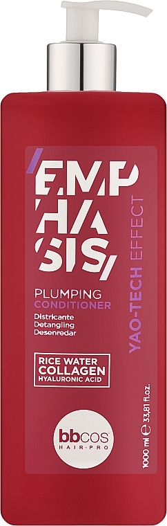 Кондиціонер-наповнювач для всіх типів волосся - BBcos Emphasis Plumping Conditioner — фото N2