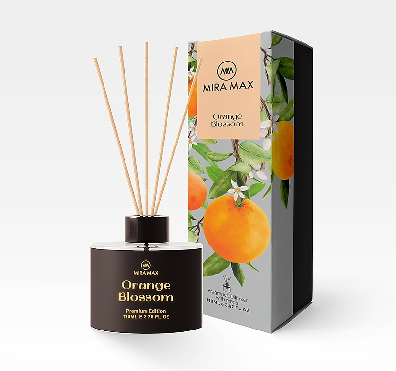 Аромадиффузор - Mira Max Orange Blossom Fragrance Diffuser With Reeds Premium Edition — фото N1