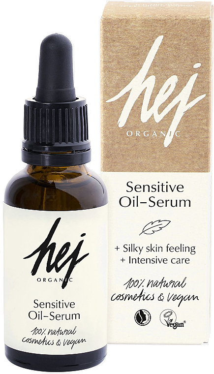 Олійна сироватка для обличчя - Hej Organic Sensitive Oil Serum — фото N1