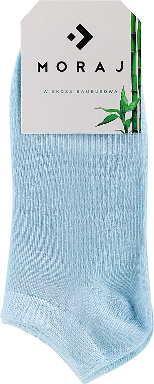 Шкарпетки жіночі бамбукові, 1 пара, блакитні - Moraj — фото N1