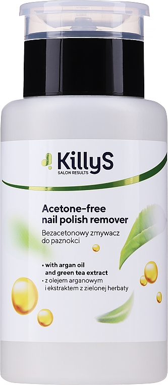 Засіб для зняття лаку з аргановою олією - KillyS Nail Polish Remover — фото N2