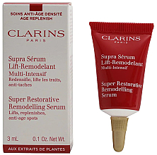 Духи, Парфюмерия, косметика УЦЕНКА Сыворотка для лица - Clarins Super Restorative Serum (мини) *