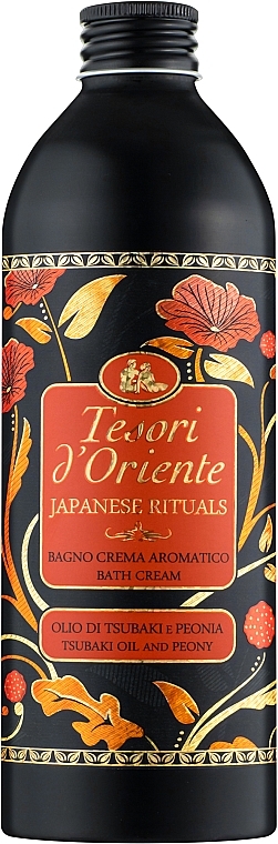 Парфюмированный крем-гель для ванны, масло цубаки и пиона - Tesori d`Oriente Japanesse Rituals