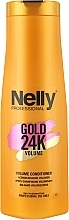 Кондиціонер для об'єму волосся "Volume" - Nelly Professional Gold 24K Conditioner — фото N1
