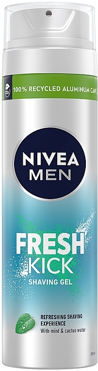 Гель для гоління - NIVEA MEN Fresh Kick Shaving Gel