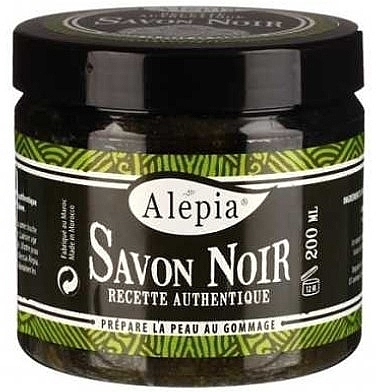 Черное мыло-скраб - Alepia Authentic Black Soap — фото N1
