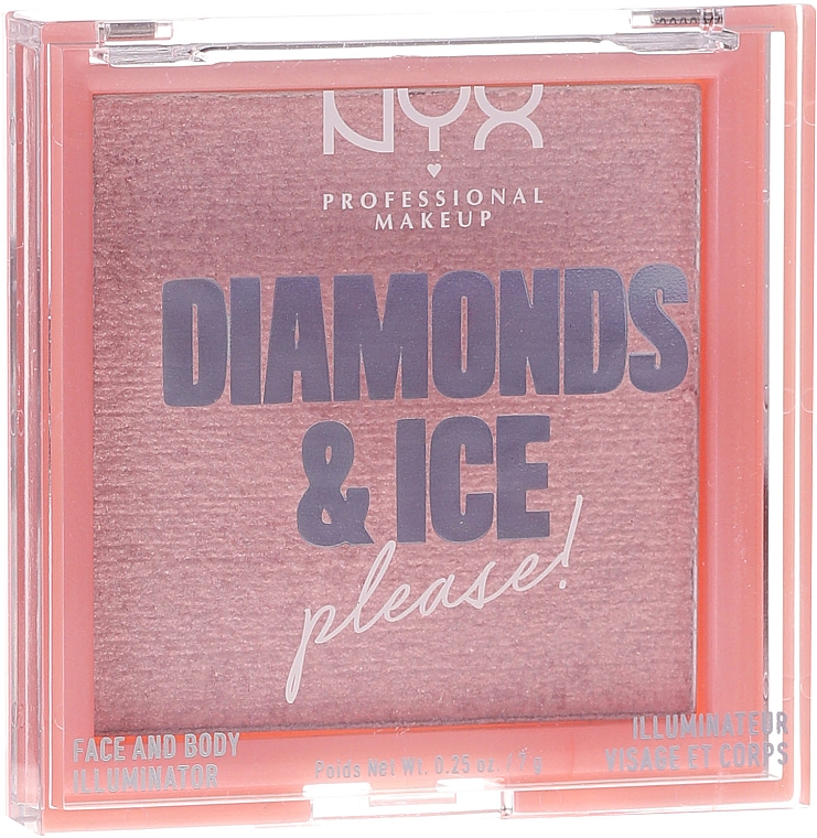 Хайлайтер для обличчя й тіла - NYX Professional Makeup Diamonds & Ice Face And Body Illuminator — фото N2