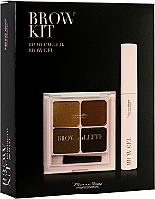 Набор для макияжа бровей - Pierre Rene Brow Kit (brow gel/10ml + brow palette) — фото N1