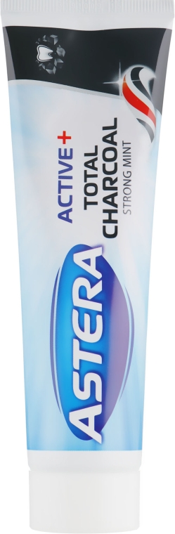 Зубная паста - Astera Activ + Total Charcoal — фото N2
