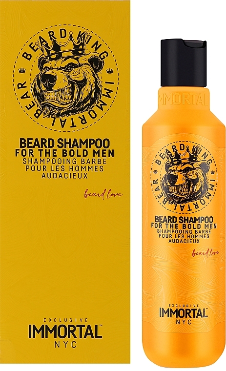 УЦЕНКА Шампунь для бороды - Immortal NYC Bear Beard Shampoo * — фото N2