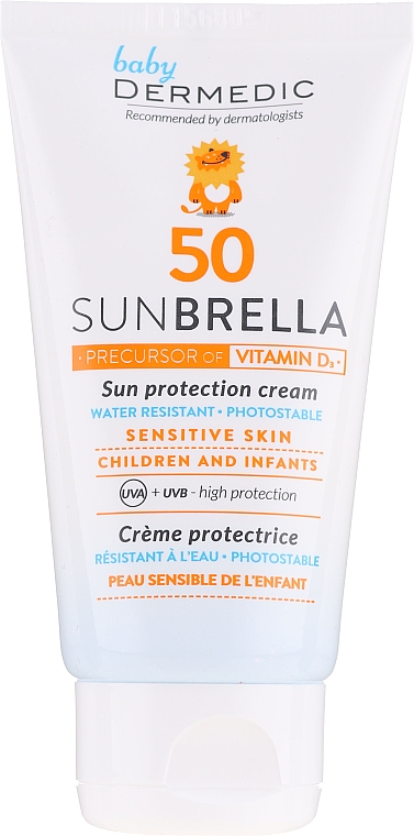 Сонцезахисний крем для дітей - Dermedic Sunbrella Baby Cream SPF50 — фото N6