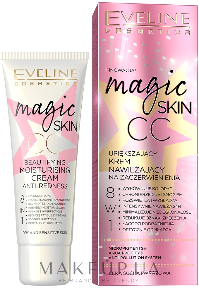 СС-крем - Eveline Cosmetics Magic Skin CC Moisturising Cream Anti-Redness — фото 50ml