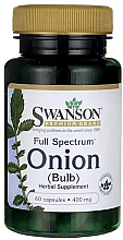 Харчова добавка "Цибуля", 400 мг - Swanson Full Spectrum Peppermint Leaf — фото N1