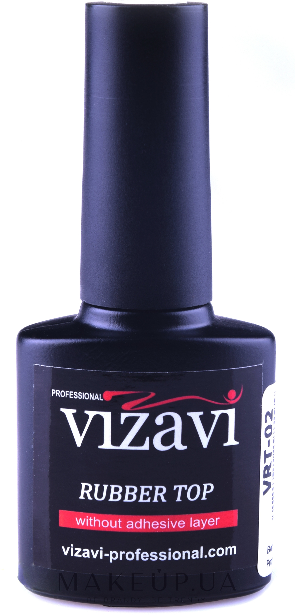 Каучуковое финишное покрытие без липкого слоя - Vizavi Professional Rubber Top — фото 7.3ml