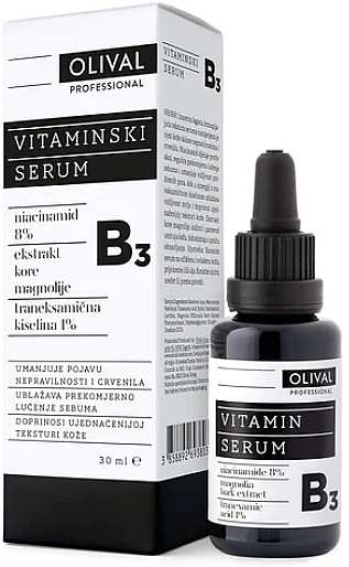 Вітамінна сироватка B3 для обличчя - Olival Vitamin Serum B3 — фото N1