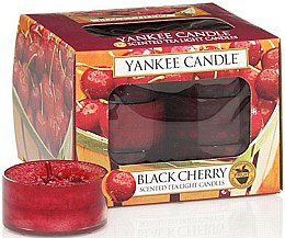 Чайные свечи "Черешня" - Yankee Candle Scented Tea Light Candles Black Cherry — фото N1