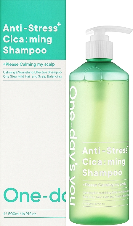 Успокаивающий шампунь для волос - One-Days You Anti-Stress Cica:ming Shampoo — фото N2