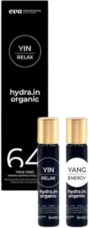 Ефірна олія "Інь і Ян" - Eva Professional Hydra.In Organic Aroma Cocktails Roll-On Yin & Yang 64 — фото N1