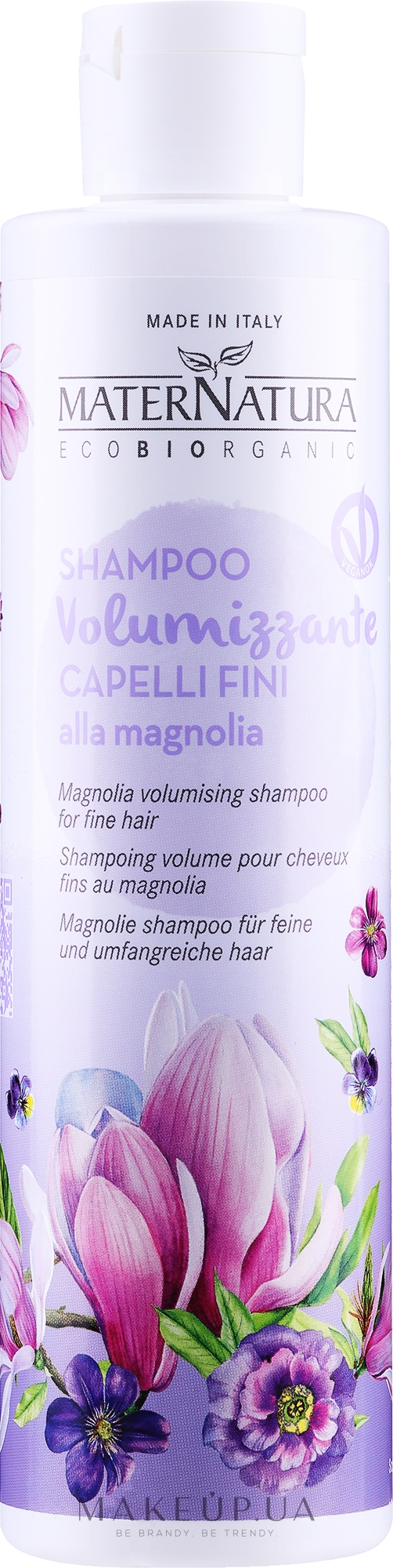 Шампунь для об'єму - MaterNatura Magnolia Volumising Shampoo — фото 250ml