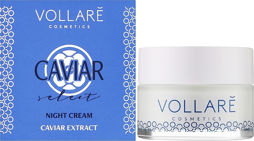 УЦІНКА Нічний крем для обличчя з екстрактом ікри - Vollare Cosmetics Caviar Night Cream * — фото N2