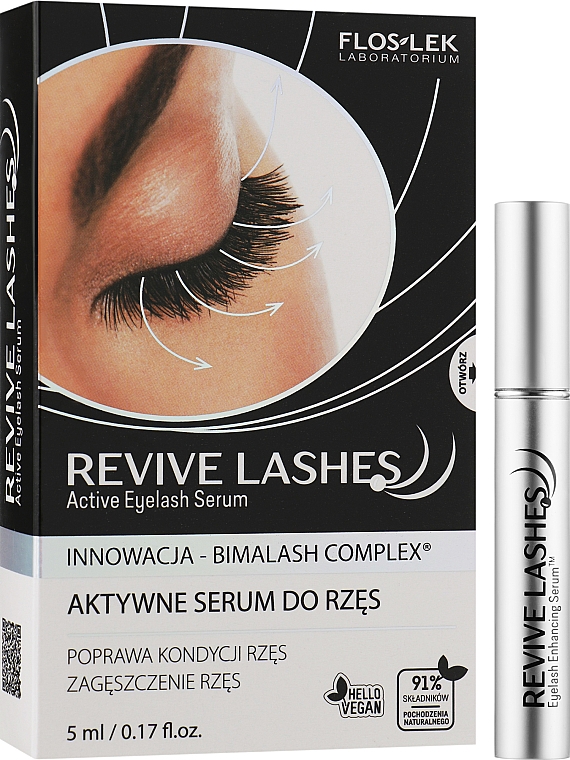 Сироватка для вій - Floslek Revive Lashes Eyelash Enhancing Serum — фото N6
