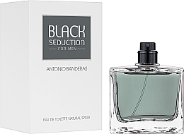 Antonio Banderas Seduction in Black - Туалетна вода (тестер без кришки) — фото N2