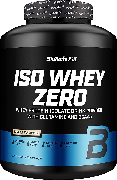 Протеїн "Ваніль" - BiotechUSA ISO Whey Zero Lactose Free Vanilla Protein — фото N3