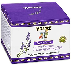 Крем для тела "Лаванда" - L'Amande Body Cream Organic Piedmont Lavender — фото N3