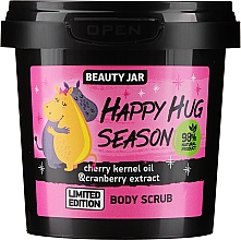 Скраб для тіла "Олія кісточок вишні й екстракт журавлини" - Beauty Jar Happy Hug Season Limited Edition Body Scrub — фото N1