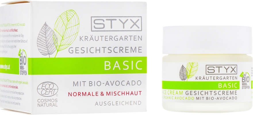 Крем для нормальної шкіри "Авокадо" - Styx Naturcosmetic Basic Mit Bio-Avocado — фото N1
