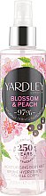 Спрей для тіла - Yardley Blossom & Peach Moisturising Fragrance Body Mist — фото N1