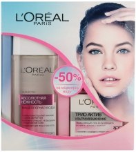 Духи, Парфюмерия, косметика Набор "Трио Актив" - L'Oreal Paris Triple Active (cr/50ml + micellar/200ml)