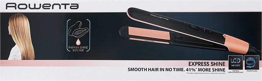 Випрямляч для волосся - Rowenta Express Shine Papaya SF4620F0 — фото N2