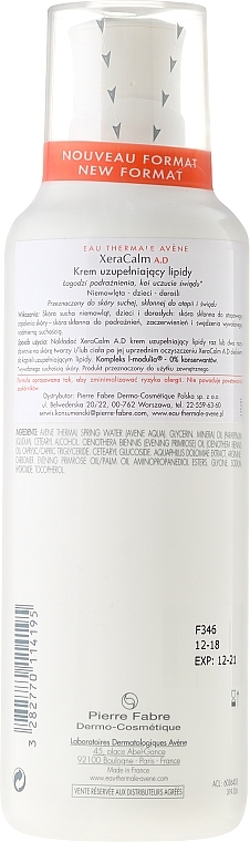 Крем для лица и тела - Avene XeraCalm A.D Cream Relipidant — фото N4