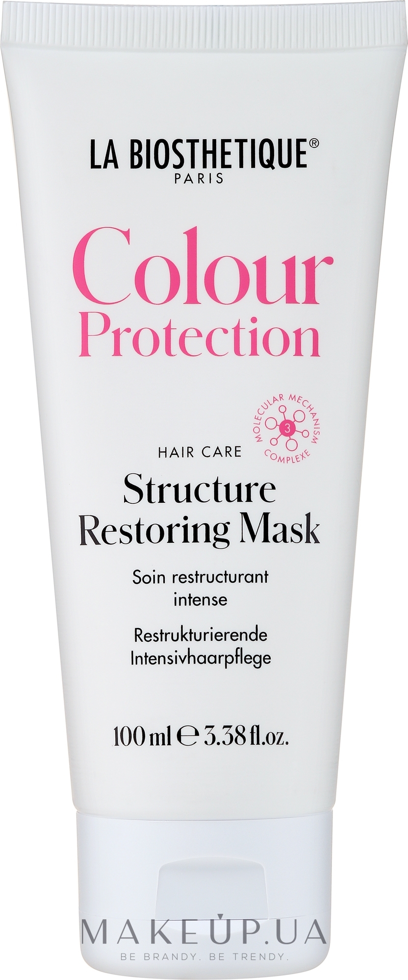 Відновлювальна маска для волосся - La Biosthetique Colour Protection Structure Restoring Mask — фото 100ml