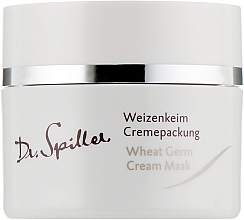 Духи, Парфюмерия, косметика Питательная крем-маска с маслом зародышей пшеницы - Dr. Spiller Wheat Germ Cream Mask 
